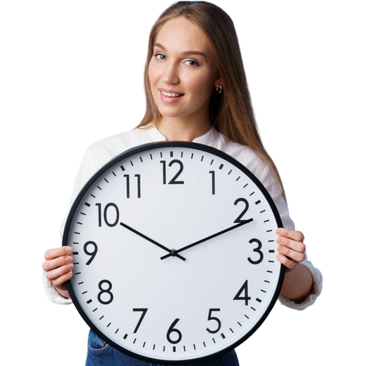 Wanduhr aus Resin gegossen