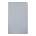 Ein FLEURY Silikonform für Resin Art (AM139-A5) Kartenhalter auf schwarzem Hintergrund.